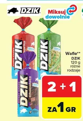 Wafle różne rodzaje promocja w Carrefour