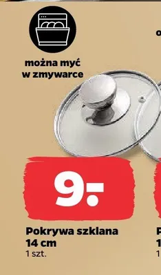 Pokrywa szklana 14 cm promocja w Netto