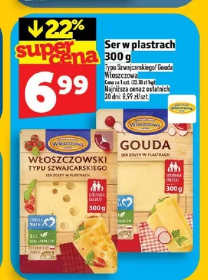 Ser w plastrach typu szwajcarskiego Włoszczowa promocja w TOPAZ