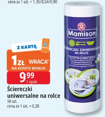 Ściereczki uniwersalne na rolce Mamison promocja w Leclerc