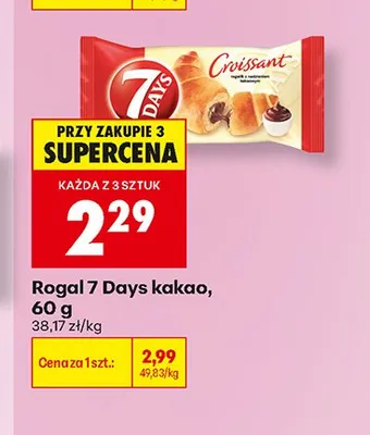 Rogal 7 Days kakao promocja w Biedronka