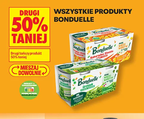 Kukurydza złocista Bonduelle promocja w Biedronka