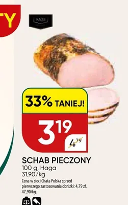 Schab pieczony Haga promocja w Chata Polska