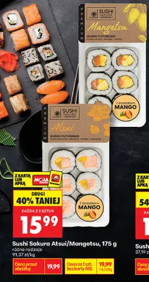 Zestaw sushi Atsui, różne rodzaje promocja w Biedronka