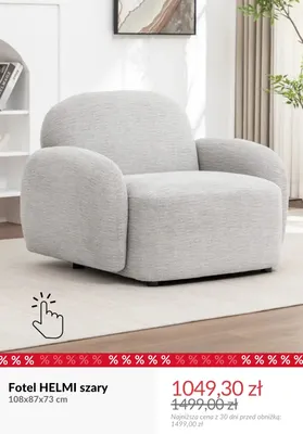 Fotel Helmi promocja w Homla