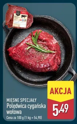 Polędwica cygańska wołowa promocja w Aldi