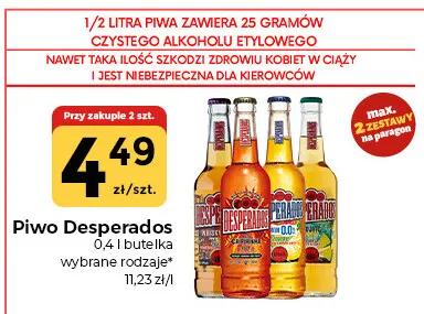 Piwo Desperados promocja w Społem Częstochowa