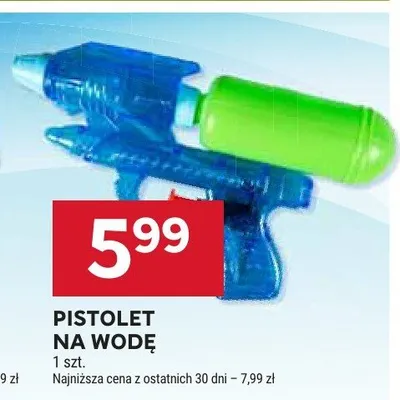 Pistolet na wodę promocja w Stokrotka