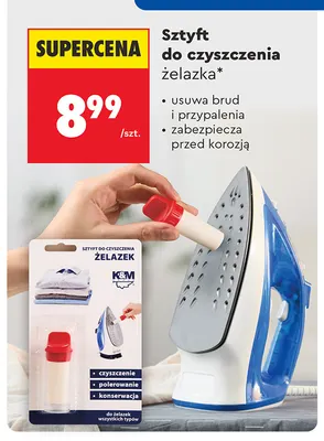 Sztyft do czyszczenia żelazka K & M promocja w Biedronka
