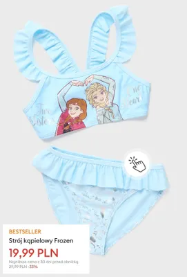 Strój kąpielowy Frozen promocja w Sinsay