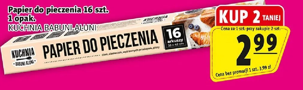 Papier do pieczenia promocja w Prim Market