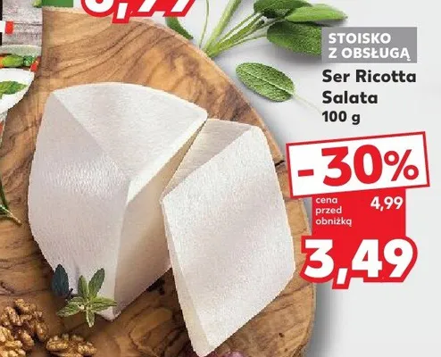 Ser Ricotta Salata promocja w Kaufland