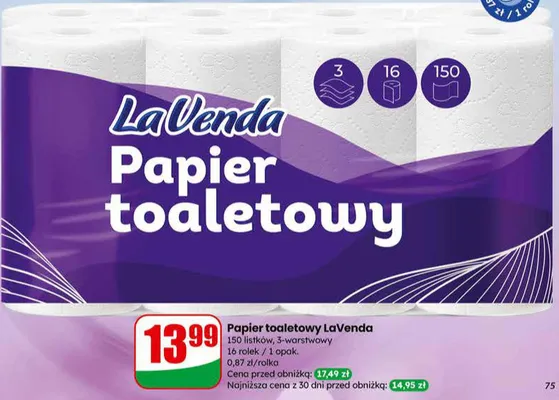 Papier toaletowy promocja w Dino