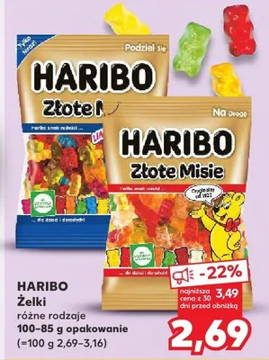 Żelki różne rodzaje promocja w Kaufland