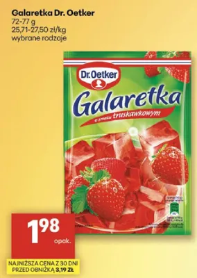 Galaretka o smaku truskankowym promocja w Delikatesy Centrum