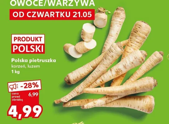Pietruszka korzeń polska promocja w Kaufland