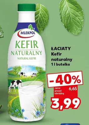 Kefir naturalny Łaciate promocja w Kaufland