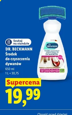 Środek do czyszczenia dywanów Dr. Beckmann promocja w Lidl