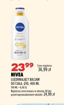 Ujędrniający balsam do ciała Q10 Nivea promocja w Drogerie Natura