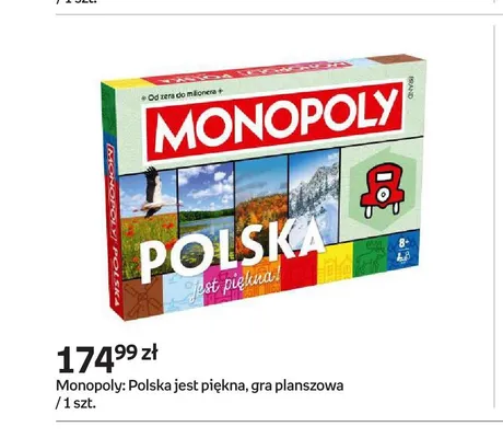 Gra planszowa Monopoly Polska jest piękna promocja w Empik