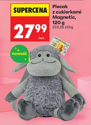 Plecak z cukierkami Magnetic promocja w Biedronka