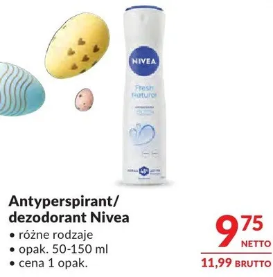 Antyperspirant/dezodorant Nivea różne rodzaje promocja w Makro