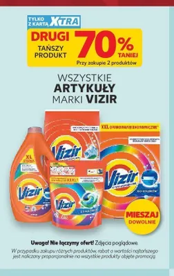 Kapsułki do prania Vizir Do Kolorów promocja w Kaufland