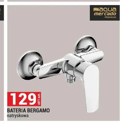 Bateria natryskowa Aqua Mercado Bergamo promocja w Merkury Market