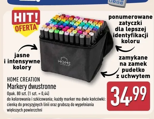 Markery dwustronne Home Creation promocja w Aldi