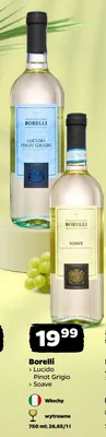 Wino białe Borelli Soave promocja w Netto
