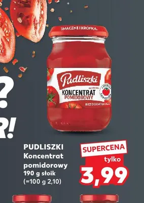Koncentrat pomidorowy Pudliszki promocja w Kaufland