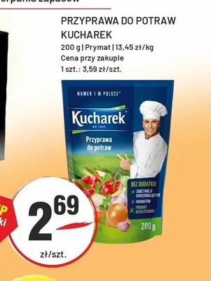 Przyprawa do potraw Kucharek promocja w Sedal