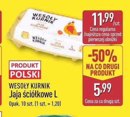Jaja ściółkowe L Wesoły Kurnik promocja w Aldi