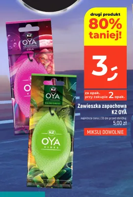 Zawieszka zapachowa K2 Oya Rainforest promocja w Dealz