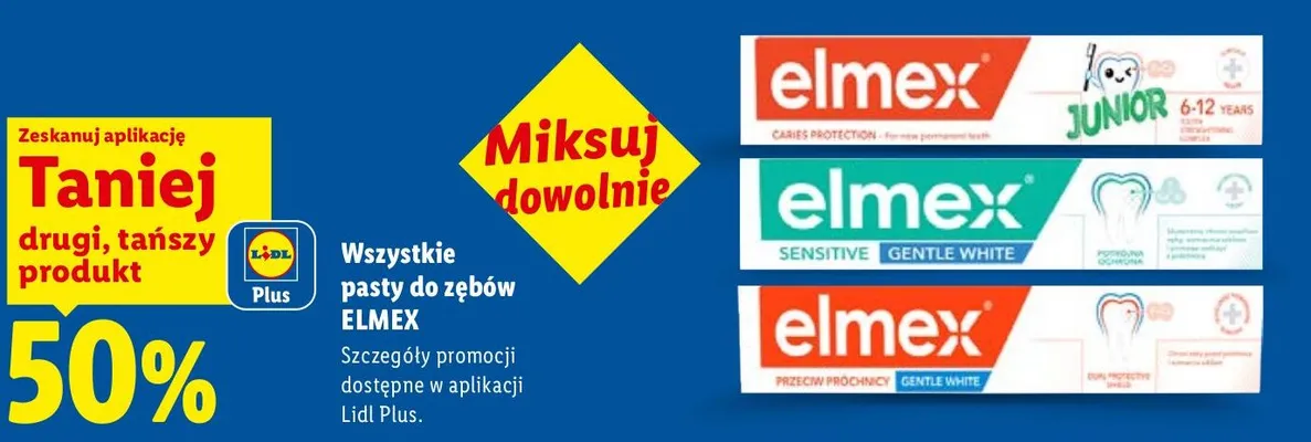 Pasty do zębów wszystkie rodzaje promocja w Lidl