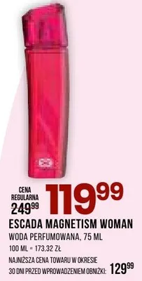 Woda perfumowana Magnetism Woman promocja w Drogerie Natura