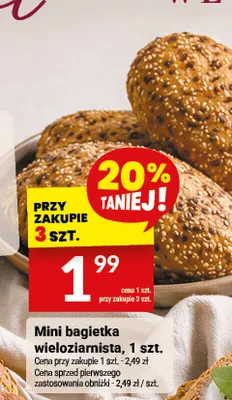Mini bagietka wieloziarnista Białecki promocja w Twój Market