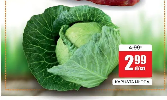 Kapusta młoda promocja w Bingo