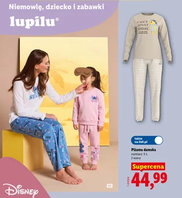 Piżama damska Disney promocja w Lidl
