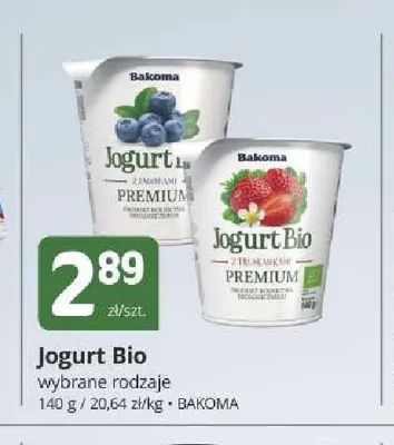 Jogurt bio Bakoma promocja w Marketvita