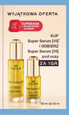 Super Serum [10] Nuxe promocja w Super-Pharm