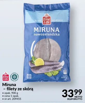 Miruna - filety ze skórą promocja w Makro