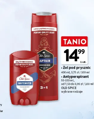 Antyperspirant Old Spice Whitewater promocja w Intermarche