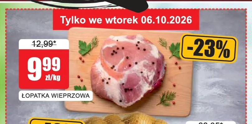 Łopatka wieprzowa promocja w Bingo
