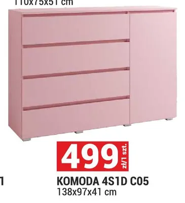 Komoda 4S1D Cosmo C05 promocja w Merkury Market