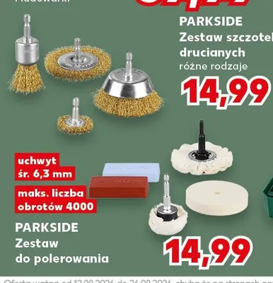 Zestaw do polerowania Parkside promocja w Kaufland