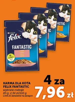 Karma dla kota Fantastic Purina Felix promocja w Groszek