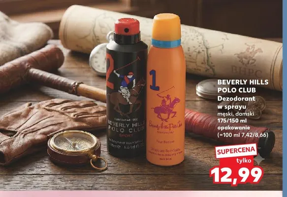 Dezodorant w sprayu męski Beverly Hills Polo Club Sport promocja w Kaufland