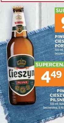 Piwo Cieszyn Pilsner promocja w Stokrotka
