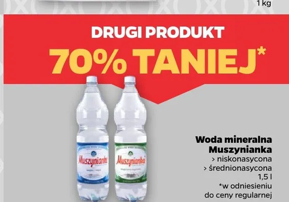 Woda mineralna Muszynianka promocja w Netto